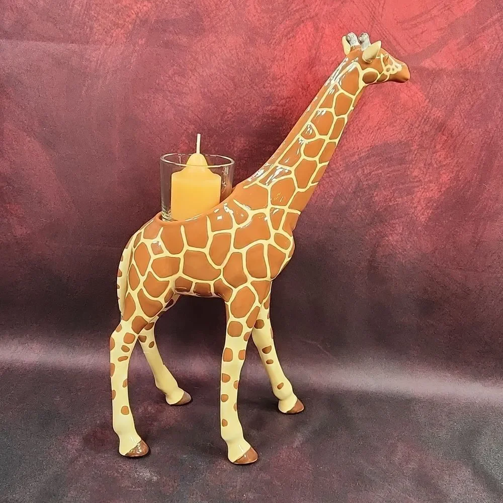 💜PartyLite Giraffe African Inspiration Tealight/Votive Candle Holder